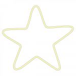 Candy Shock LED Sign 40 Star (warm White)