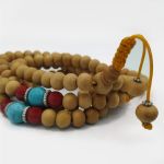 Tibetan Meditation Shop Mala de Madeira Turquesa Onyx