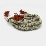 Tibetan Meditation Shop Mala de Osso de Yak Gravado Branco
