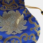 Tibetan Meditation Shop Bolsa para Mala Grande Azul