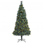 Árvore Natal Artificial C/ Luzes Led/suporte 180 cm Pet Verde - 3077775