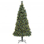 Árvore Natal Artificial C/ Luzes Led/suporte 210 cm Pet Verde - 3077776