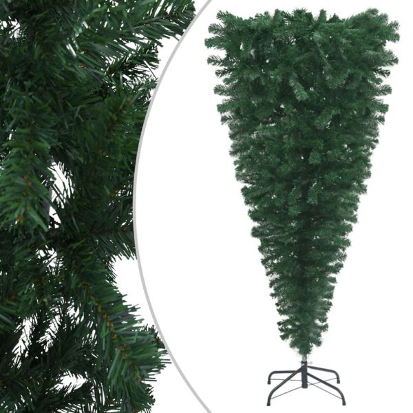 Árvore de Natal Artificial Altura 180 cm Árvore com Neve com 695 Ramos 57  Pinhas e Base de Aço Dobrável Ø104x180 cm Verde