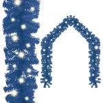 Grinalda de Natal com Luzes LED 5 M Azul - 329192