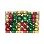 Bolas de Natal 100 Peças Vermelho/dourado/verde - 245718