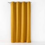 Douceur d intérieur Cortinado Sultane Amarelo 140x240 cm