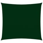 Para-sol Estilo Vela Tecido Oxford Quadrado 3x3 m Verde-escuro - 135467