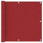 Tela de Varanda 90x400 cm Tecido Oxford Vermelho - 135037