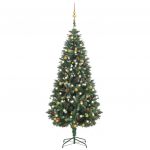 Árvore de Natal Artificial com Luzes LED e Bolas 180 cm - 3077800