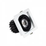 efectoLED Foco Downlight LED 7W COB Direccionável 360º Quadrado Corte 82x82 mm CRI90 Expert Color No Flicker 220-240V AC7 W