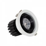efectoLED Foco Downlight LED 12W COB Direccionável 360º Circular Corte Ø 100 mm CRI90 Expert Color No Flicker 220-240V AC12 W 7