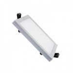 efectoLED Placa LED 8W Quadrada Slim Surface (UGR19) LIFUD Cinzento Corte Ø75 mm 220-240V AC8 W