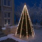 Cordão de Luzes Árvore de Natal 400 Luzes LED 400cm Branco Frio - 328892