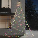 Árvore de Natal Parede 720 Luzes LED 5 m Int/ext Colorido - 328647