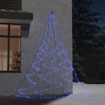 Árvore de Natal Parede 260 Luzes LED 3 m Int/ext Azul - 328642