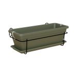 Artevasi Floreira Venezia Kit Varanda 50cm X 28,5cm X 17cm Verde Seco