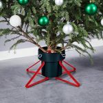Suporte para Árvore de Natal 46x46x19 cm Verde e Vermelho - 331310