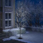 Árvore de Natal 1200 LED Flor Cerejeira Luz Branco Frio 400cm - 51275