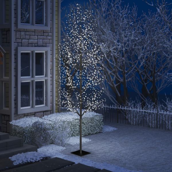 Árvore de Natal 1200 LED Flor Cerejeira Luz Branco Frio 400cm - 51275 |  Kuantokusta