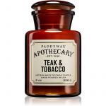 Paddywax Apothecary Teak & Tabacco Vela Perfumada 226g