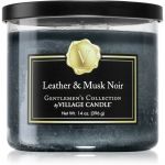 Village Classic Candle Gentlemen's Collection Leather & Musk Noir Vela Perfumada 396 g