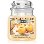 Village Classic Candle Spiced Vanilla Apple Vela Perfumada (glass Lid) 389 g