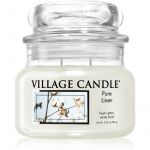 Village Classic Candle Pure Linen Vela Perfumada (glass Lid) 262 g