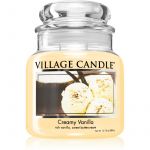 Village Classic Candle Creamy Vanilla Vela Perfumada (glass Lid) 389 g
