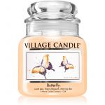 Village Classic Candle Butterfly Vela Perfumada (glass Lid) 389 g