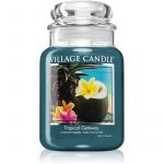 Village Classic Candle Tropical Gateway Vela Perfumada (glass Lid) 602g