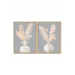 DKD Home Decor Pintura Vaso (50 x 4 x 70 cm) (2 Pcs) - S3018397