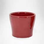 Vaso Cerâmica 13/11cm Vermelha - 70176931