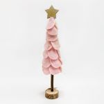 Arvore de Natal Rosa e Glitter 35cm - 70903929