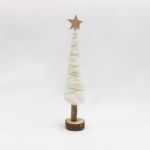 Arvore de Natal Lã 31cm Branca - 70903942