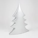 Pinheiro de Cerâmica Prata - 50 cm - 30150250