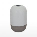 Vaso Cerâmica - 2 Tons Cinza - 70194950