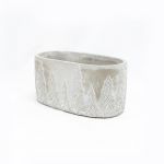 Vaso de Cimento com Gravura de Pinhal 20cm - 70195452