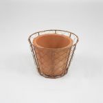 Vaso de Cerâmica com Rede 12cm - 50795100