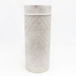 Vaso Cimento Minea 16 x 40cm Branco - 70195409