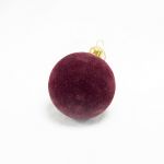 Bola de Natal 6cm Bordeaux - 70908288