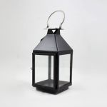 Lanterna Metal Preta 28cm Dg - 70551138