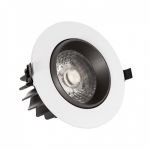 efectoLED Foco Downlight LED 18W COB Direcionável 360º Cinza Circular Design Corte Ø 120 mm 220-240V AC18 W 7