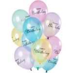 Folat Balões Transparente Happy Birthday - 130069330