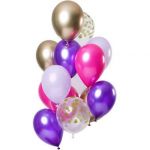 Folat 12 Balões Purple Posh - 130069379