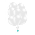 Xiz Party Supplies 8 Balões Pastel 30 cm Branco - 018009501