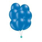 Xiz Party Supplies 8 Balões Pastel 30 cm Azul Médio - 018009511