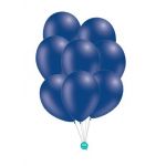 Xiz Party Supplies 8 Balões Pastel 30 cm Azul Escuro - 018009509