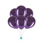 Xiz Party Supplies 6 Balões 32cm Cromados Roxo - 011111222