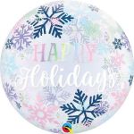 Qualatex Bubble 22" Happy Holidays - 020014834