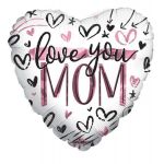 Kaleidoscope Balão Foil 18" Coração Love You Mom - 140084422